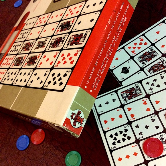 Vintage Poker Bingo Board Game - Picture 3 of 8